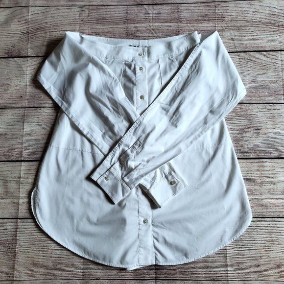 Alexander Wang Sleeve Tied White Skirt Size 4 EUC - Picture 12 of 16